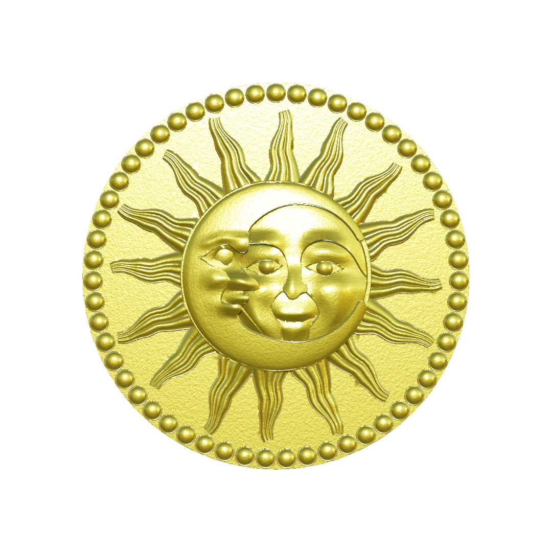 コイン・月と太陽